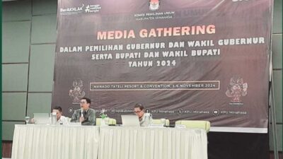 KPU Minahasa Gelar Media Gathering Manajemen Logistik Pilkada 2024