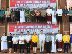 Polres Minahasa Gelar Doa Bersama Lintas Agama Wujudkan Pilkada Damai