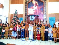 Bupati Noudy Tendean Pimpin Safari Natal Pemkab Minahasa di GMIM Getsemani Tateli