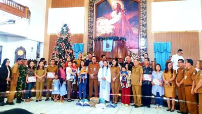 Bupati Noudy Tendean Pimpin Safari Natal Pemkab Minahasa di GMIM Getsemani Tateli