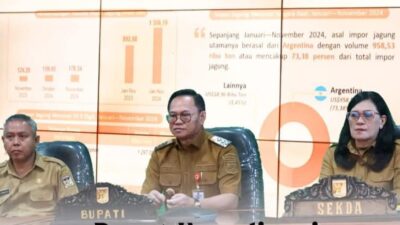 Pj Bupati Tendean Ikuti Rakor Pengendalian Inflasi Bahas Irigasi Swasembada Pangan 2027