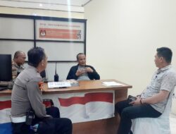 Kapolres Minahasa AKBP S. Sophian Pantau Pelaksanaan Rapat Pleno Rekapitulasi Suara di Kantor KPU Minahasa