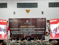 KPU Minahasa Selesaikan Rekapitulasi Suara Pilkada 2024, Paslon Robby-Vanda Unggul Signifikan