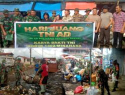 Peringati Hari Juang ke-79 TNI AD, Kodim 1302 Minahasa Gelar Karya Bakti