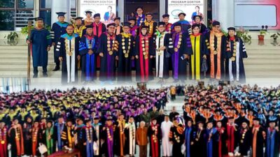 Wisuda dan Pengukuhan Guru Besar di Unima, Tantangan dan Kesempatan bagi Wisudawan