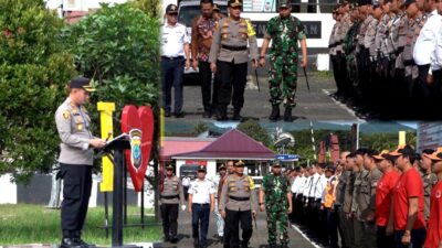 Polres Minahasa Siapkan Pos Pengamanan dan Imbauan Menyambut Natal dan Tahun Baru