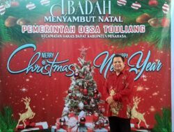 Hukum Tua Hartje Tangkulung Ajak Warga Desa Touliang Jadi ‘Duta Damai’ di Hari Natal