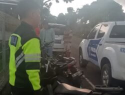 Kecelakaan di Jalan Raya Desa Koyawas Langowan Barat, Tiga Orang Terluka