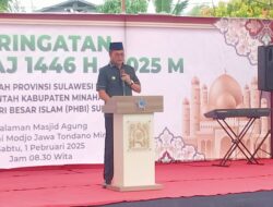 Pj Bupati Minahasa Hadiri Peringatan Isra Miraj 1446 H di Masjid Agung Al-Falah Tondano