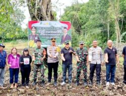 Waka Polres Minahasa Pimpin Penanaman Jagung untuk Ketahanan Pangan